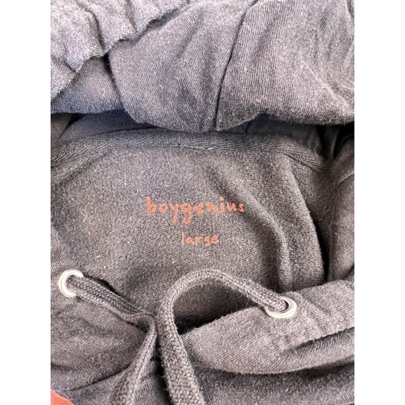 Boygenius Demon Hoodie SZ L Pullover Black I Am The Way I Am Tour Merch - Picture 3 of 8